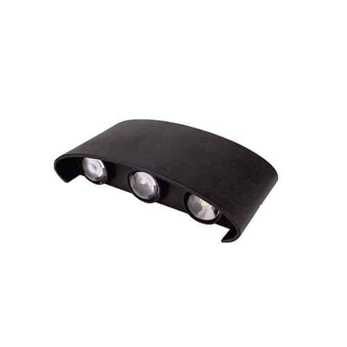 10W 3+3 ÇAPRAZ IŞIK APLİK AMBER